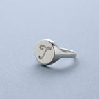 Signet Ring 06 - Initial (Rope) | Signet Ring 06 - Rope Initial