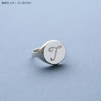 Signet Ring 06 - Initial (Rope) | Signet Ring 06 - Rope Initial