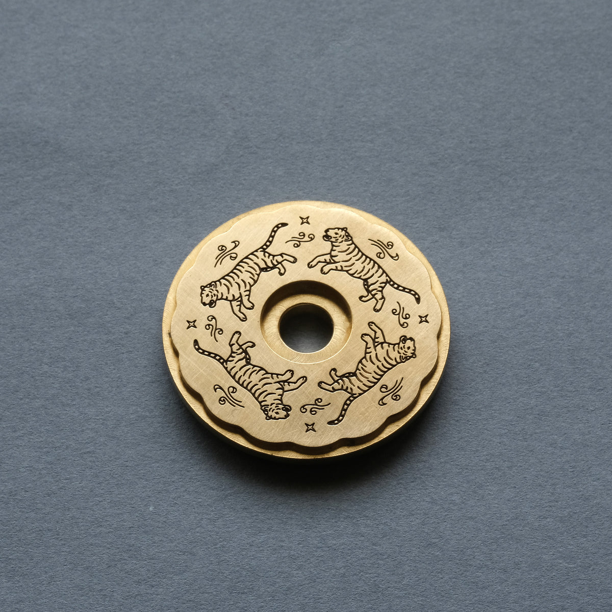 Tiger  Stem Cap - Brass