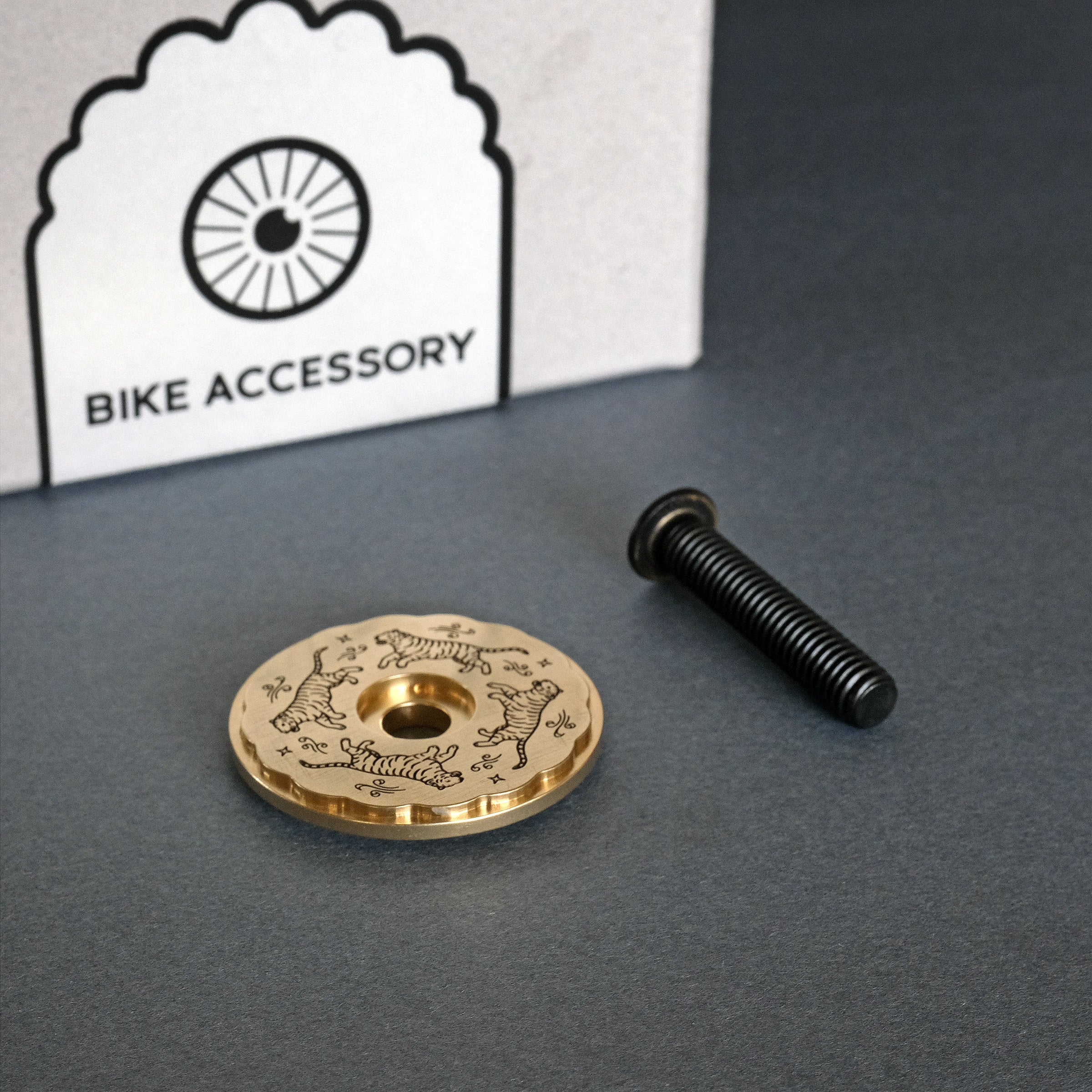 Tiger  Stem Cap - Brass