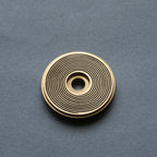 Vinyl Stem Cap - Brass