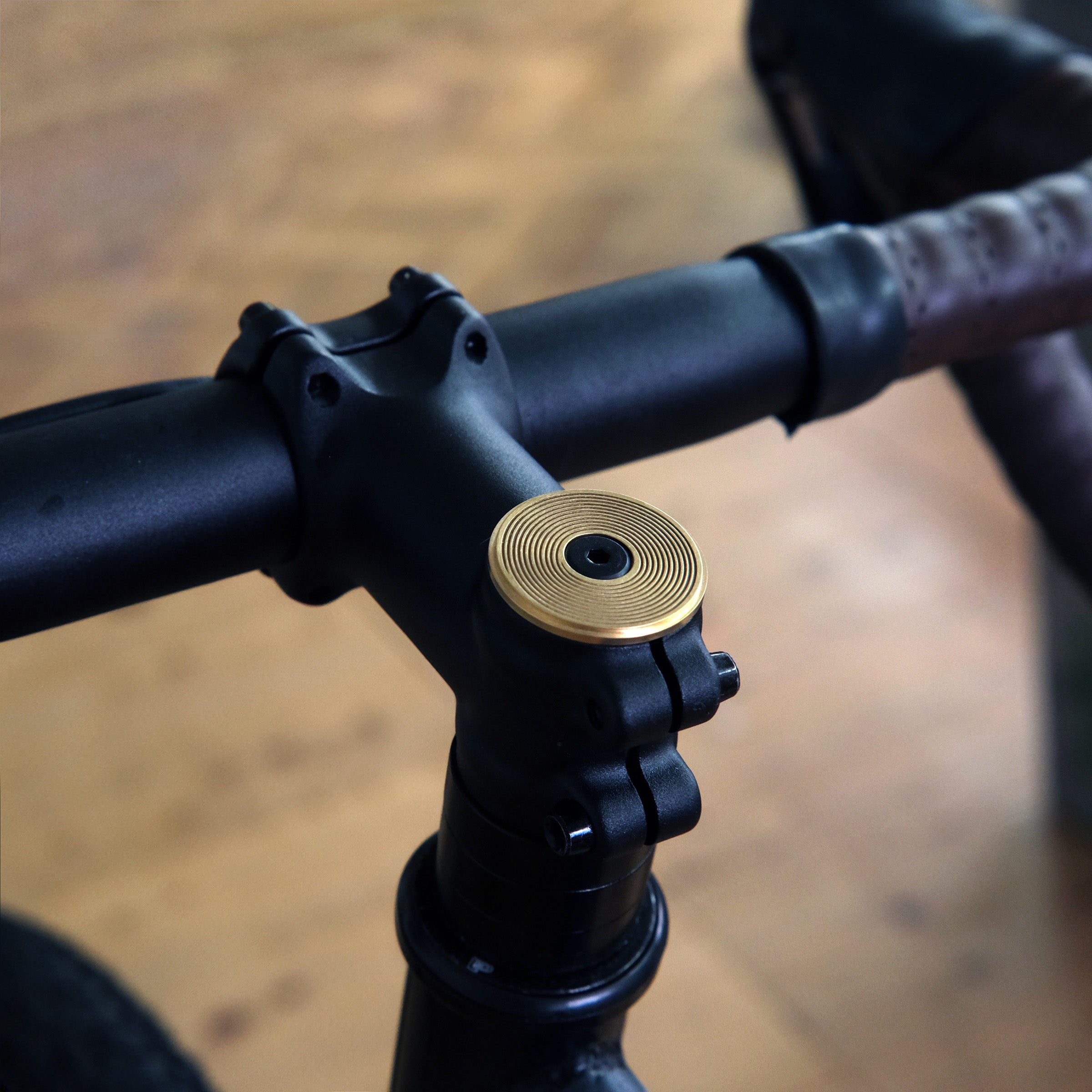 Vinyl Stem Cap - Brass