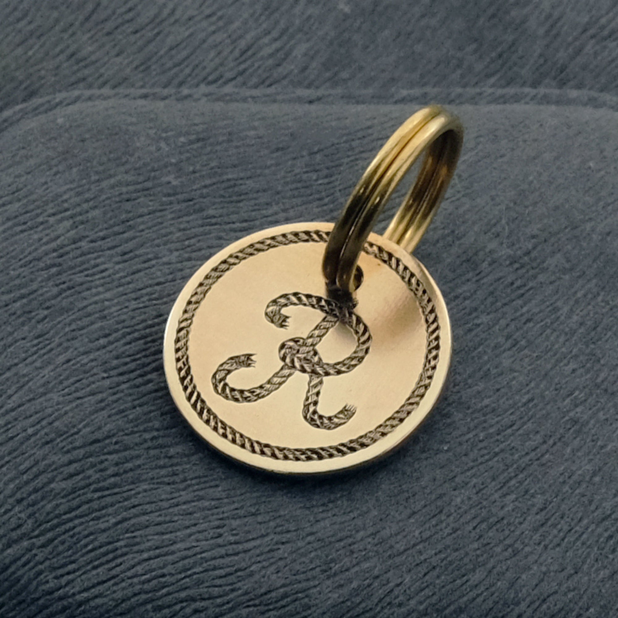 Initial Pet Tag - Rope