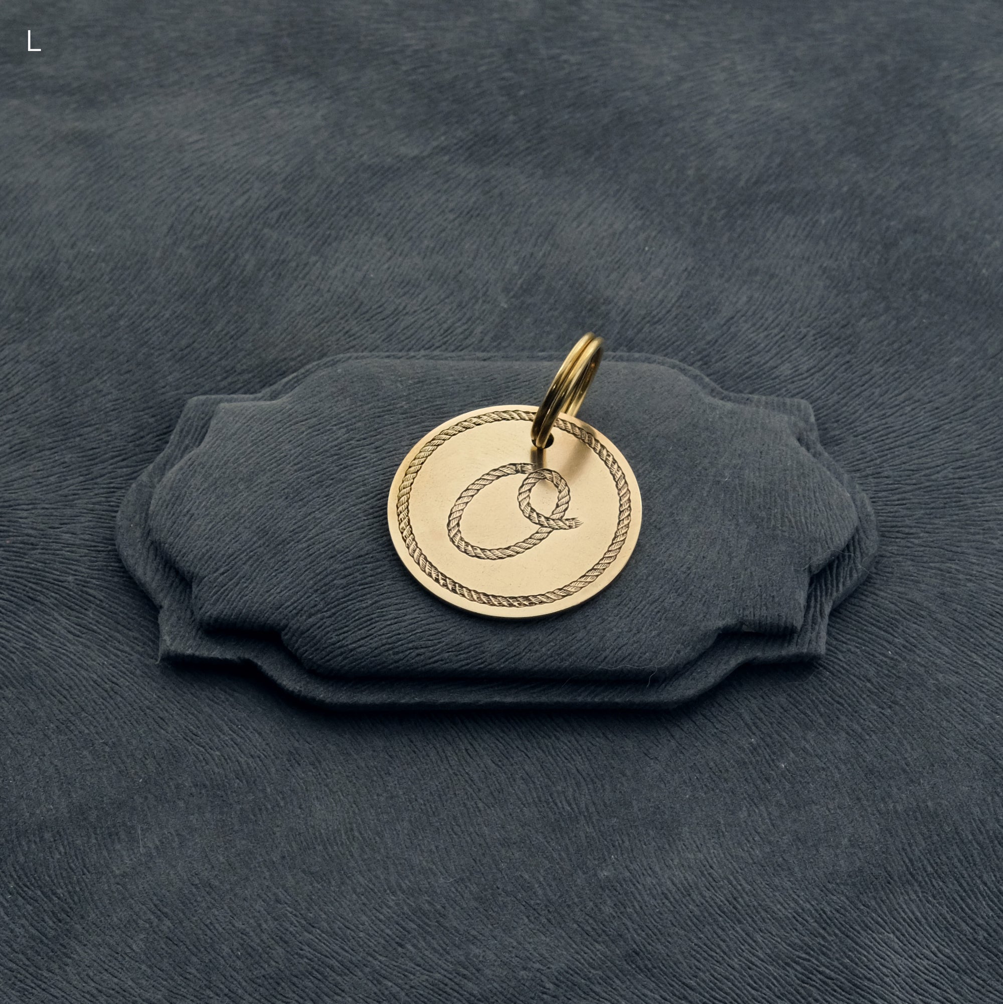 Initial Pet Tag - Rope