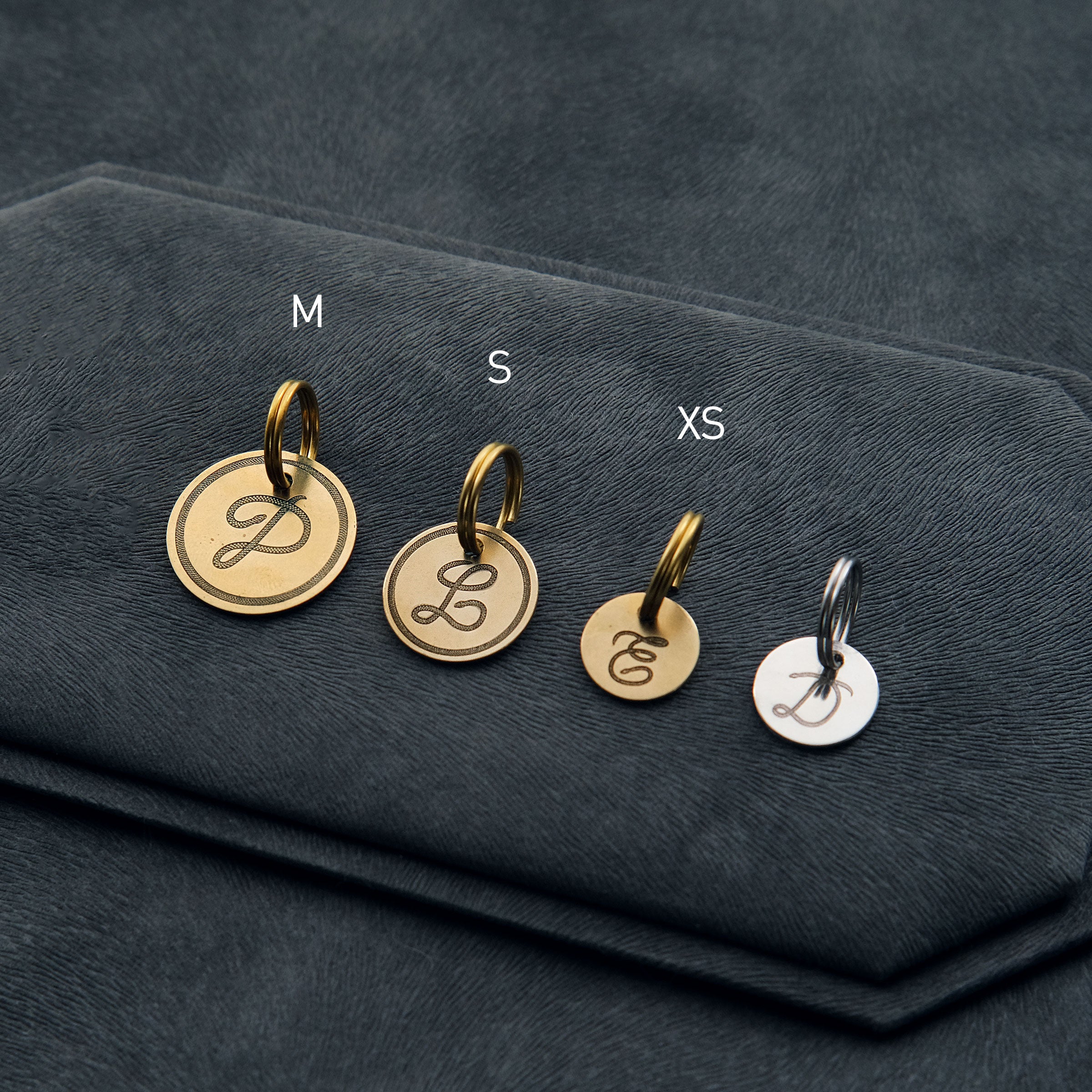 スネーク・イニシャル・ペットタグ（迷子札）