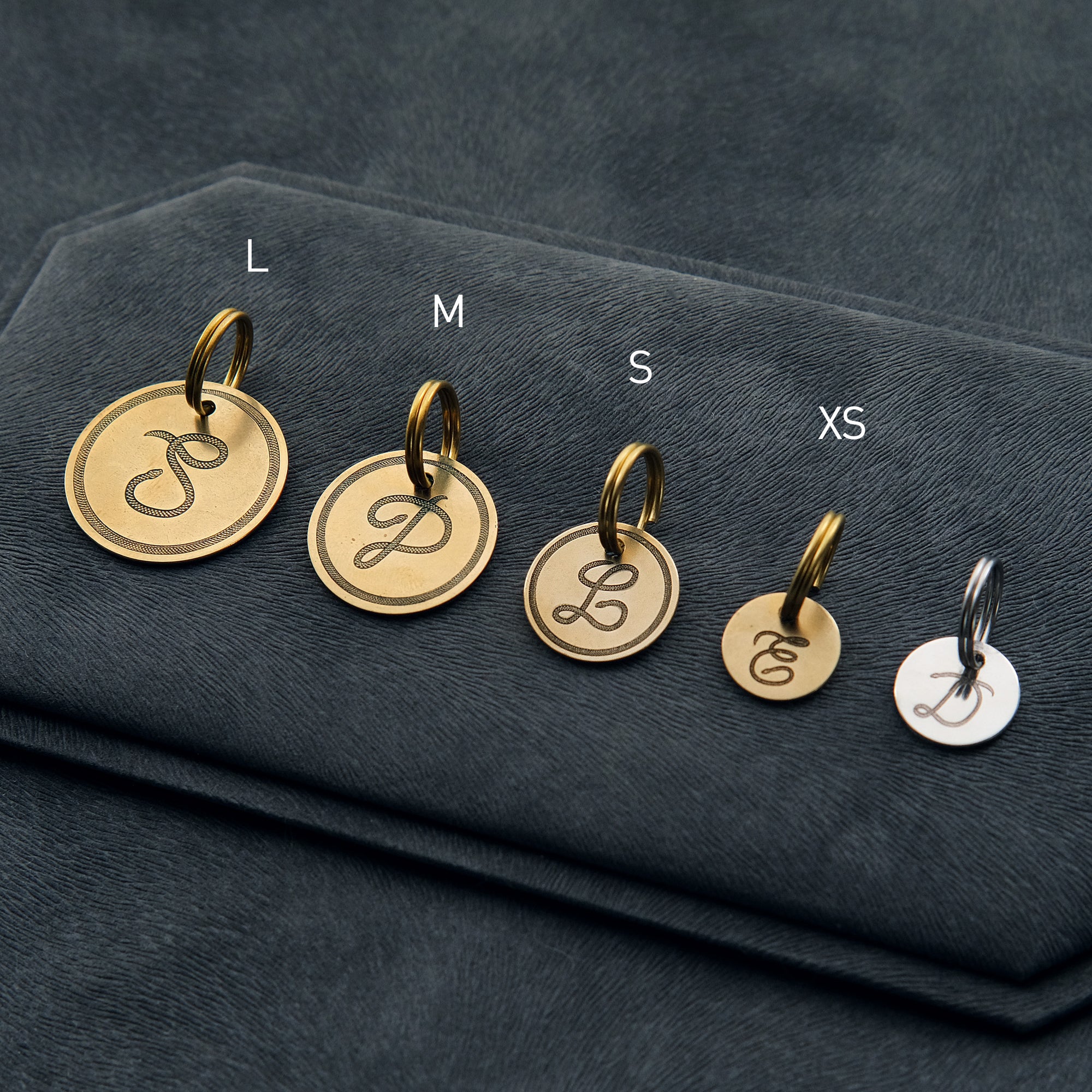 Initial Pet Tag - Snake