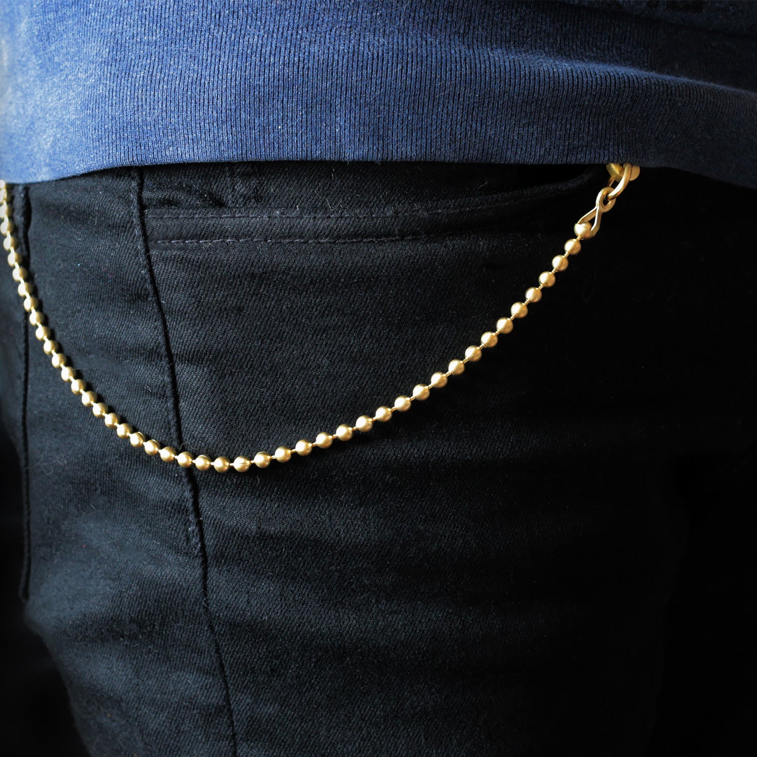 Short Brass Wallet Chain (4.6Mm)