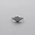 Slim Oval Signet Ring