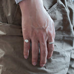 Slim Oval Signet Ring