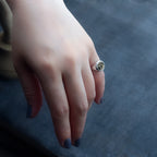 Slim Dalmatian Jasper Signet Ring | Slim Dalmatian Jasper Signet Ring