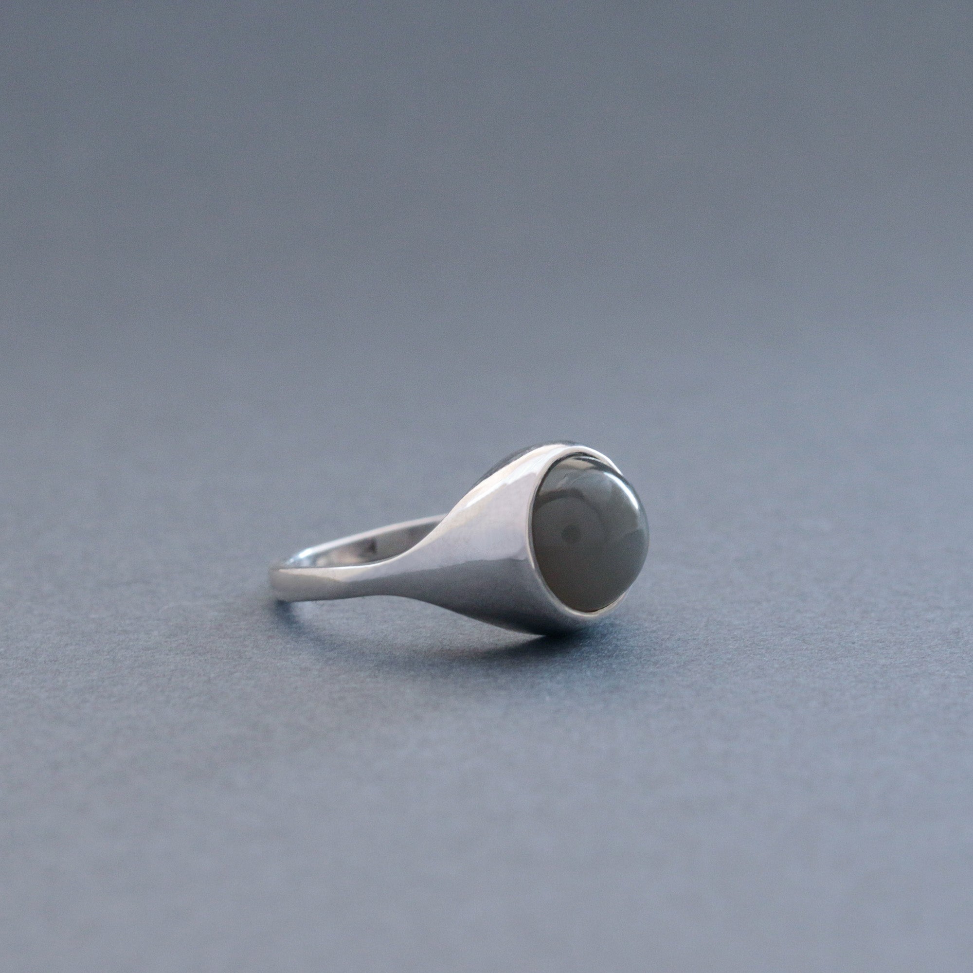 Grey Moonstone Ring