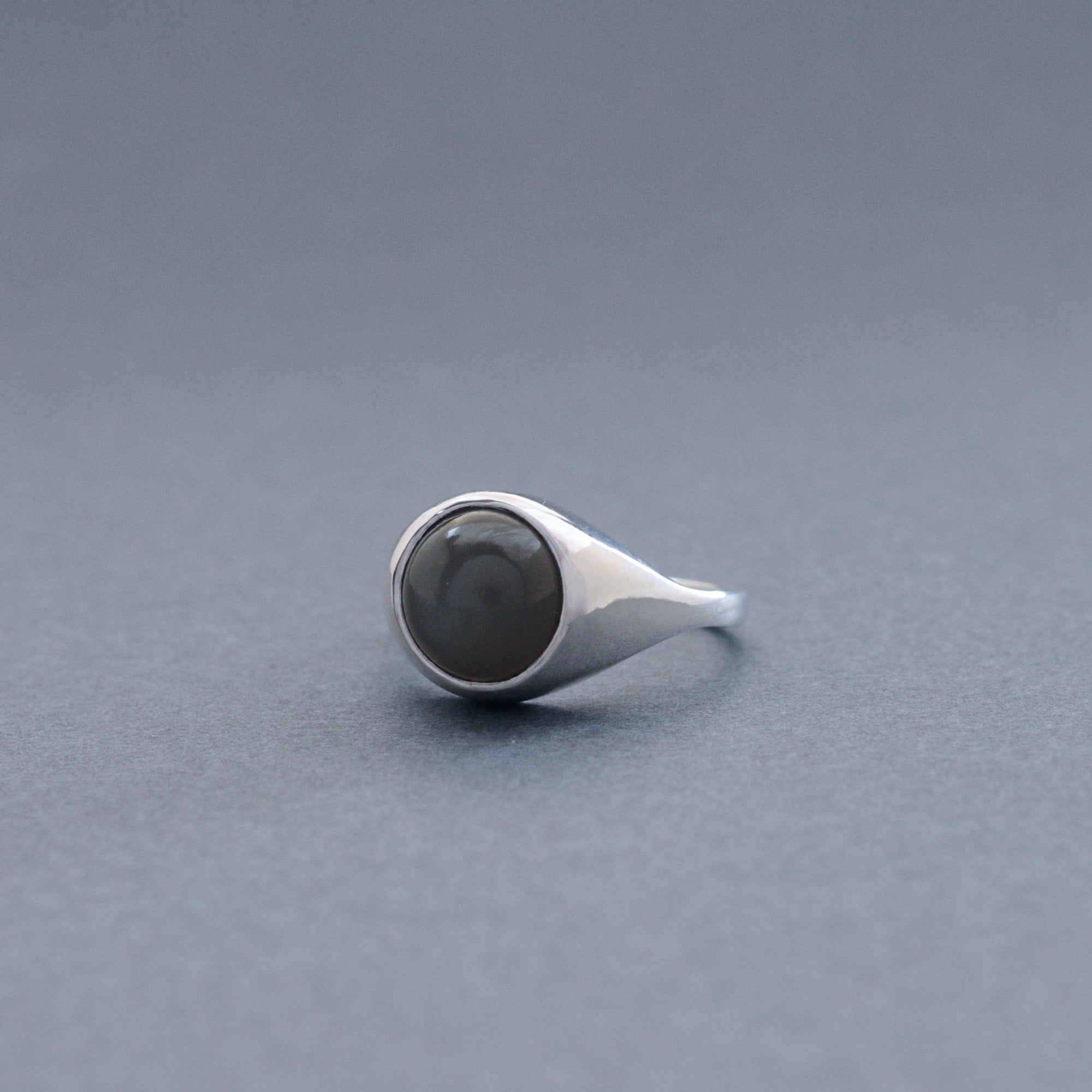 Grey Moonstone Ring