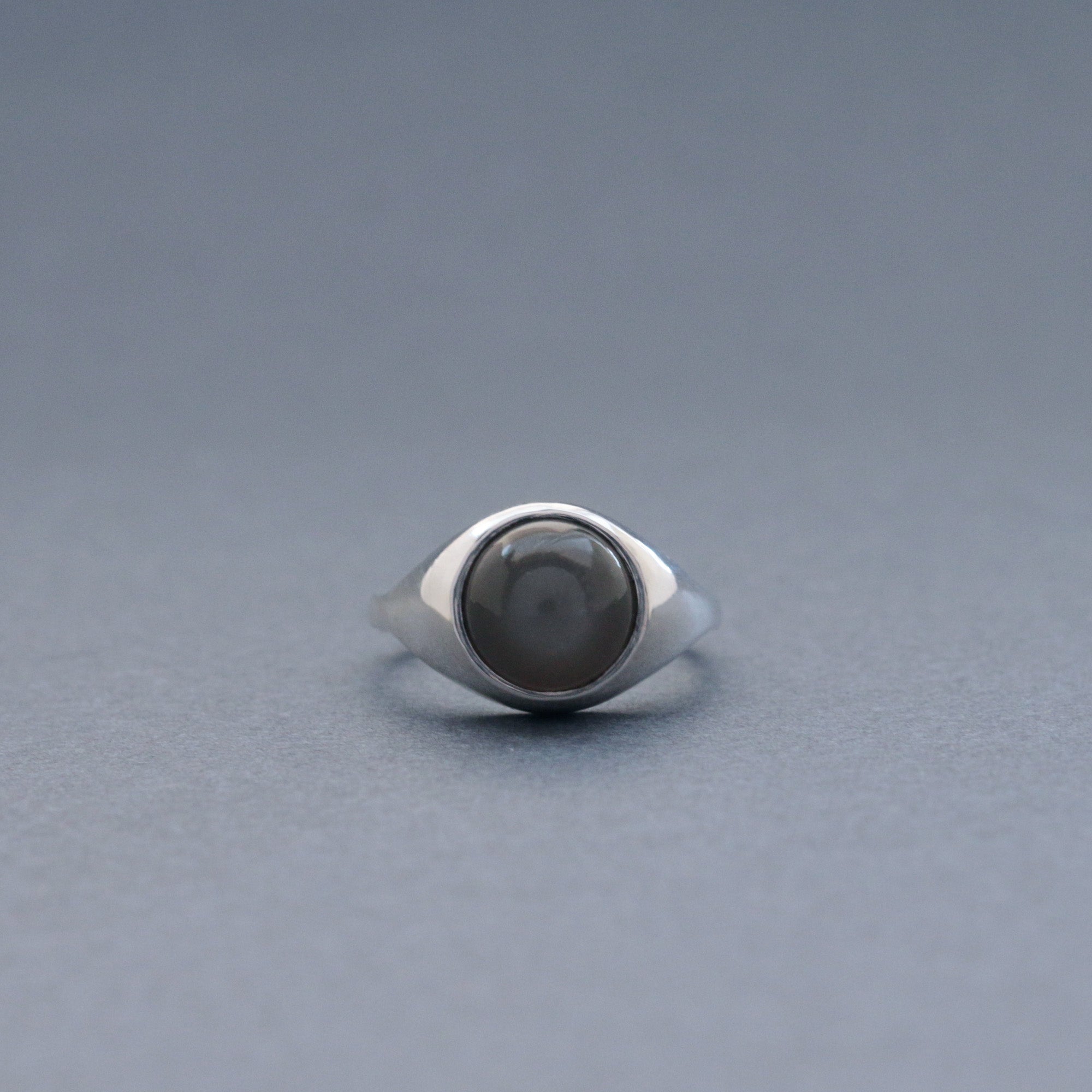 Grey Moonstone Ring