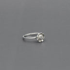 Skull And Flower Ring