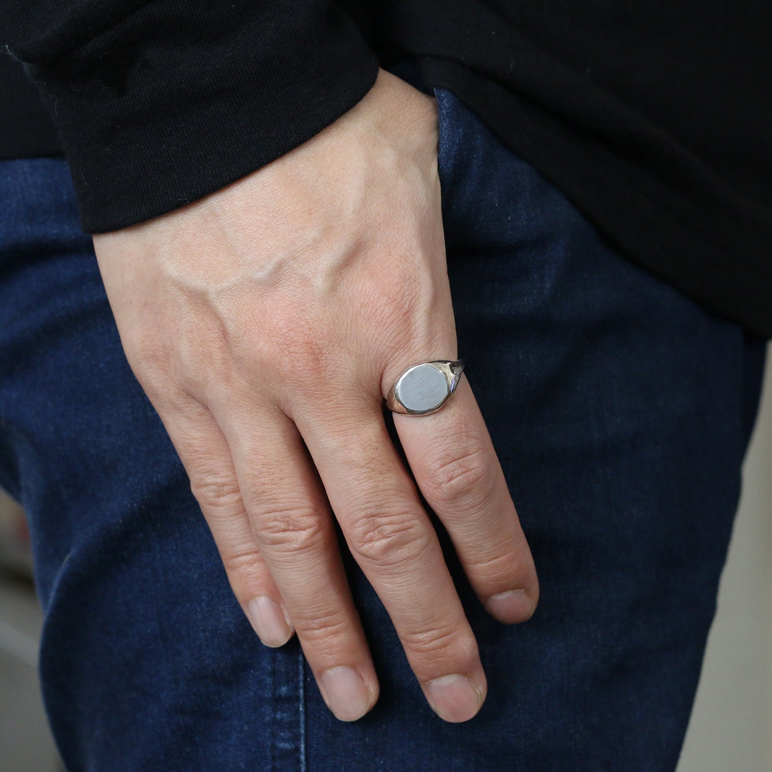 Faceted Signet Ring