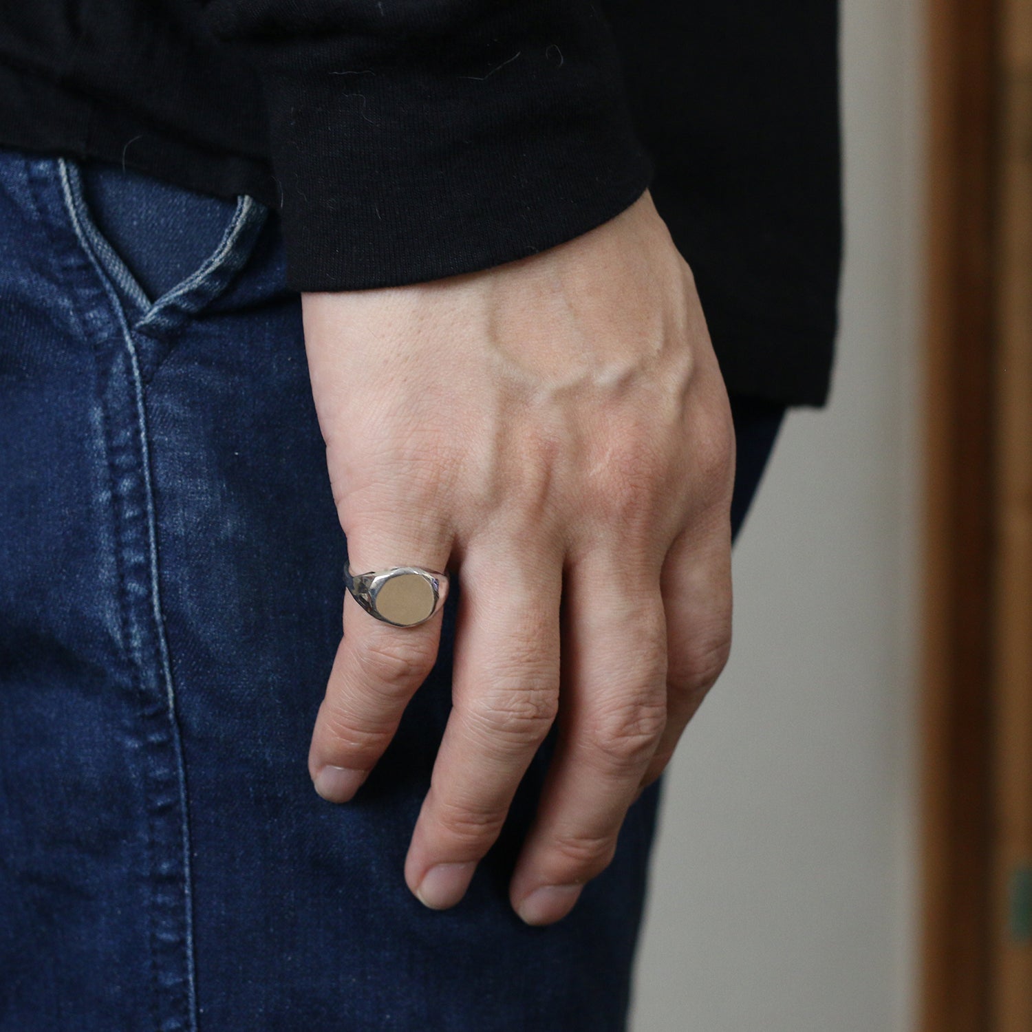 Faceted Signet Ring