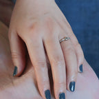 Curvy Stone Ring | Curvy Stone Ring