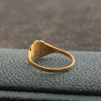 Cloud Ring #11 - Matte Finish / Garnet / 18K Plating