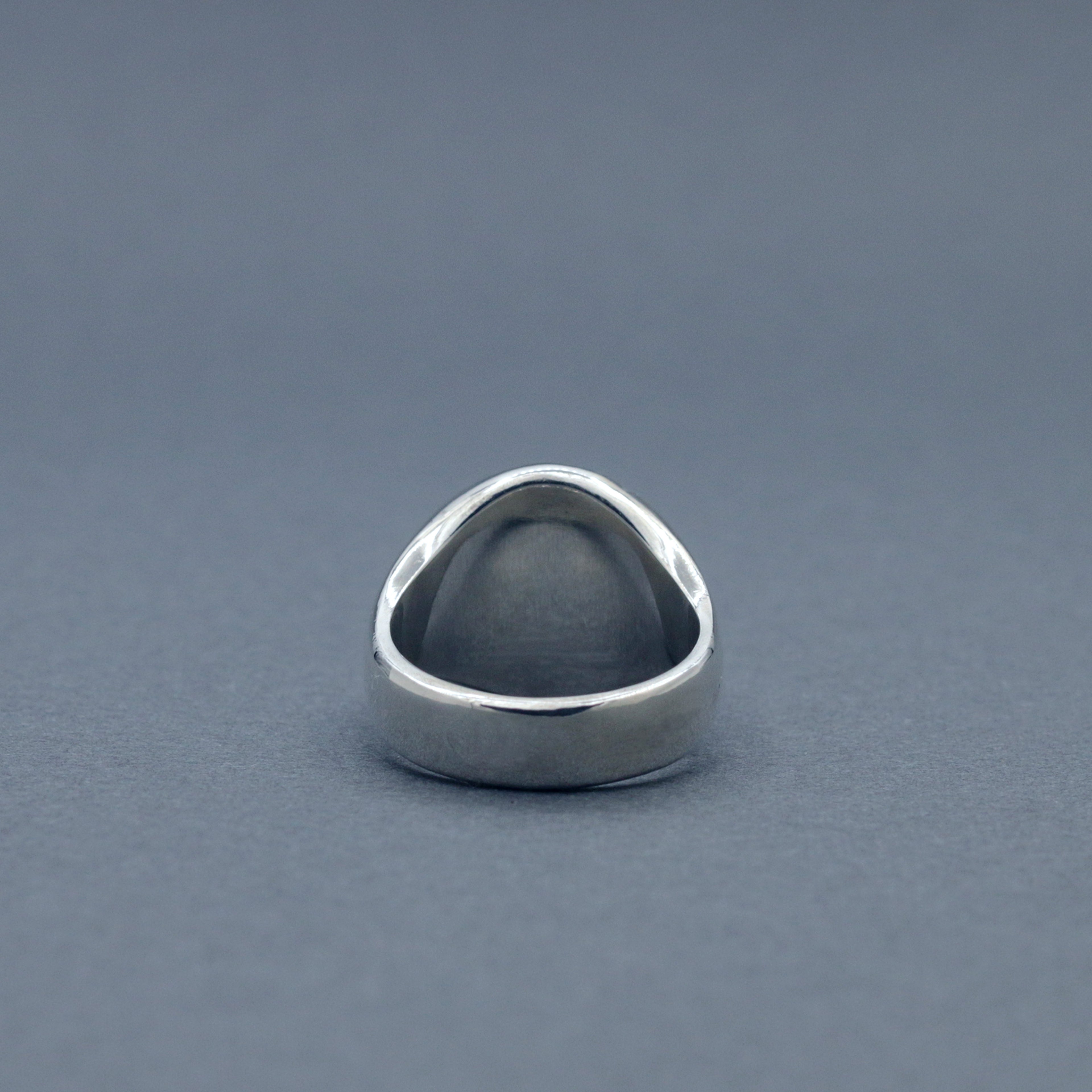 ダルメシアン・ジャスパー・シグネットリング