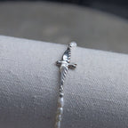 Swallow And Baroque Pearl Bracelet